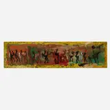 Purvis Young, Untitled (Figures), paint on wood