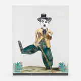 Red Grooms, Charlie Chaplin, 1986, lithographic paper construction