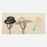 Head Stand by James Rosenquist, 1977, lithograph in colors on Okawara, offered Mar 2023