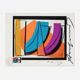 Andy Warhol, UN Stamp, 1979, offset lithograph in colors on BFK Rives
