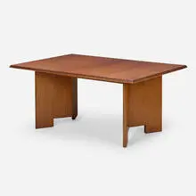 Dining table by Frank Lloyd Wright, offered Dec 2022