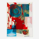 Robert Rauschenberg, Quarry Local One, 1968, offset lithograph in colors