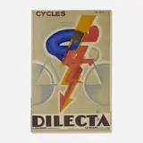 Georges Favre, Cycles Dilecta poster, c.1930, lithograph in colors