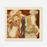 Gustav Klimt, The Bride No. 30 (from An Aftermath folio), 1931, collotype in colors on chine collé matted to backing paper
