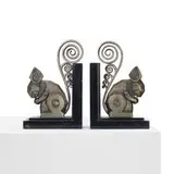 Art Déco, bookends, pair