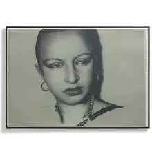 Franz Gertsch, Tabea, 1981, lithograph on paper