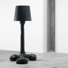 Prick floor lamp by Atelier Van Lieshout, 2007, reinforced fiberglass, plastic, sold Apr 2011