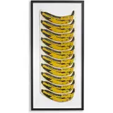 Andy Warhol, The Velvet Underground (sheet of ten Banana stickers), c. 1966, screenprint on paper