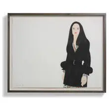 Maria I by Alex Katz, 1993, aquatint on paper, sold Apr 2011