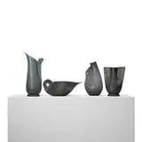 Ercole Barovier, set of four Barbarico vessels