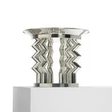 Murmansk centerpiece by Ettore Sottsass, 1982, silverplate, sold Apr 2011