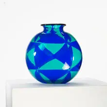 Intarso vase by Ercole Barovier, 1963, glass, sold Apr 2011