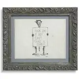 Manuel Ocampo, untitled (Fuck 'em if dey can't take a joke!!)