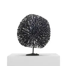 untitled (Bush) by Harry Bertoia, c. 1960, welded copper and bronze with applied patina, sold Apr 2011