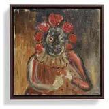 Friend of Mine by George Condo, 1985, oil on canvas, sold Apr 2011