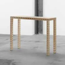 Gijs Bakker, Fruit Table with Holes, 1993, maple