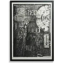 Land's End by Jasper Johns, 1977, lithograph on paper, sold Apr 2011