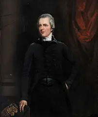 John Hoppner, Portrait of William Pitt the Younger, three-quarter-length, before a red curtain, oil on canvas
