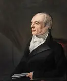 Ara George Francis Joseph, Portrait of Spencer Perceval, half-length, seated in a red chair, oil on canvas