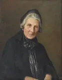 Edmund Hodgson Smart, A portrait of Annie Besant, oil on board