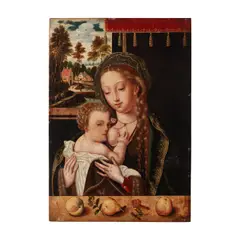 Atelier de Joos van Cleve, Vierge à l'Enfant, oil on panel
