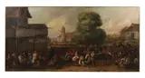 Cercle de Dirk-Theodor Helmbreker, Scène de kermesse, oil on canvas
