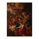 Peter Paul Rubens, L'Adoration des Bergers, oil on copper