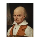 René Gouzien, Portrait de Charles-François Nivard à la palette, oil on canvas