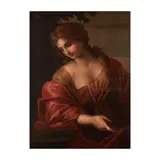 La Sibylle de Cumes by XVIIIe siècle Giovanni Francesco Romanelli, oil on canvas, sold Apr 2023