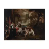 Peter Paul Rubens, Le repos pendant la fuite en Egypte, oil on copper