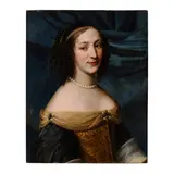 Portrait de dame de qualité by XVIIe siècle Ecole d'Italie du Nord, oil on canvas, unlined, offered Apr 2023