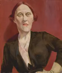Frau von Wahl by Hainz Hamisch, Um 1932, Öl auf Holz, sold Dec 2023