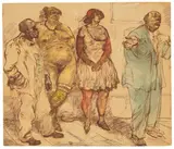 George Grosz, Im Wanderzirkus