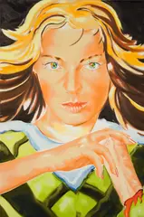 Schatzi by Norbert Bisky, 2006, Öl auf Leinwand, sold Jun 2010