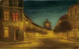 Werner Heldt, Sommernacht, Um 1928, Öl auf Leinwand