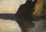 Lesser Ury, Schlachtensee an der Alten Fischerhütte