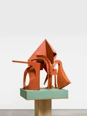 Thomas Kiesewetter, Barriere, 2010, Acryl auf Metall