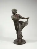 Franz von Stuck, Tänzerin, 1897, Bronze mit brauner Patina