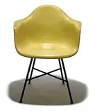 Dining chair by Charles and Ray Eames, 1950, Molded fiberglass, sold Jun 2011