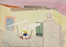 Milton Avery, Pot Vendor, 1946, Watercolor on paper