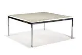 Florence Knoll, Square coffee table, 1954, Calacatta marble top