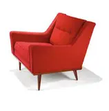 Milo Baughman, Armchair, c. 1959, Thayer Coggin