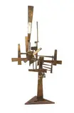 William Bowie, Teruko, c. 1965, Steel with silver leaf
