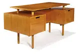 Milo Baughman, Desk, c. 1953, Glen of California