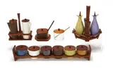 Anri Form, Group of serving containers (14), c. 1960, Glazed Ceramic