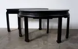 Modern Decorator, Pair of demi-lune console tables (2), c. 1970, Manufacturer unknown