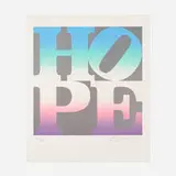 Robert Indiana, Spring from the 4 Seasons of Hope portfolio, 2012, screenprint in colors