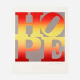 Robert Indiana, Autumn from the 4 Seasons of Hope portfolio, 2012, screenprint in colors