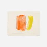 Helen Frankenthaler, Card, 1971, offset lithograph in colors on white Jeff Goodman handmade paper
