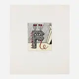 Roy Lichtenstein, Figure with Teepee, 1980, soft ground etching and engraving on mold-made Lana paper